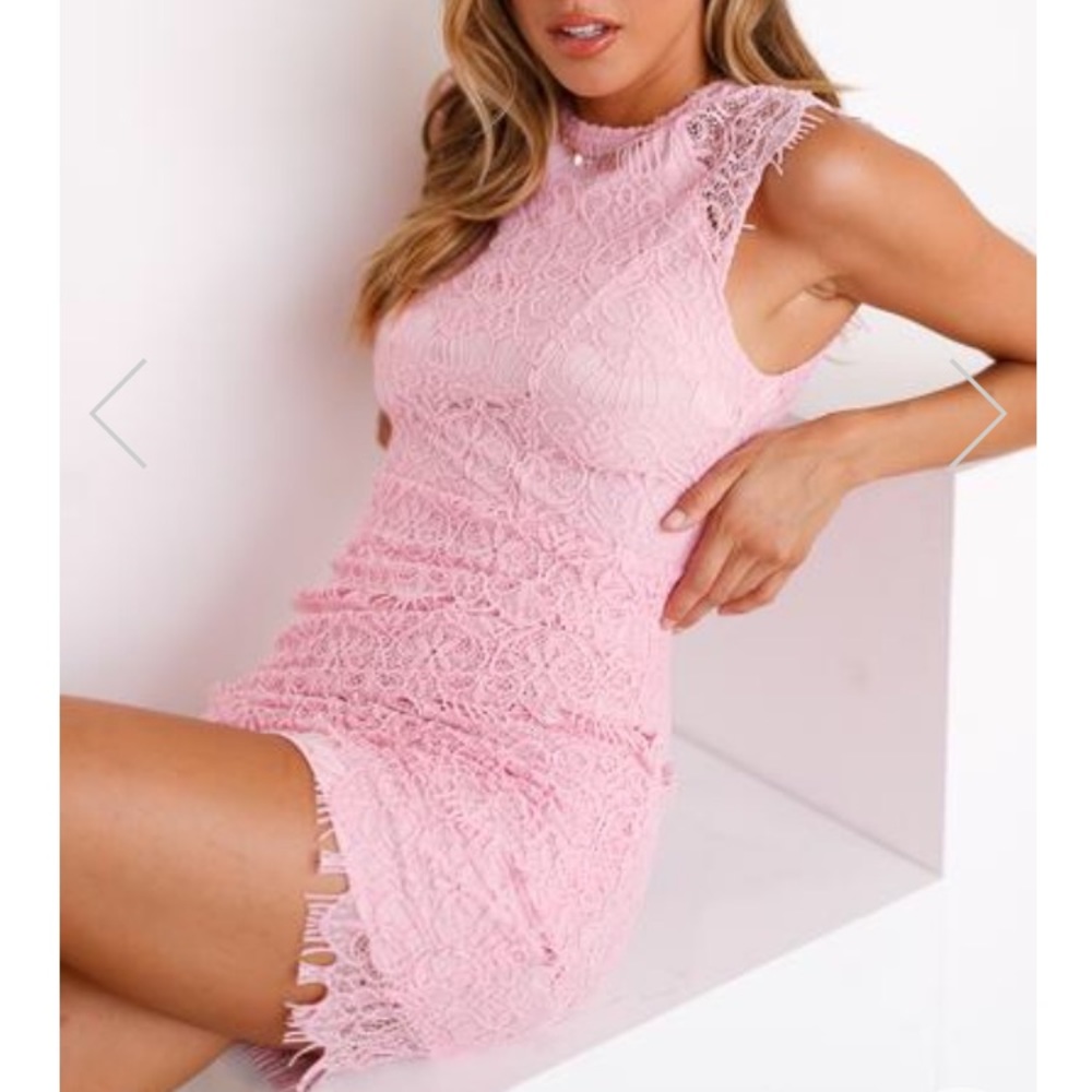 mini pink dress